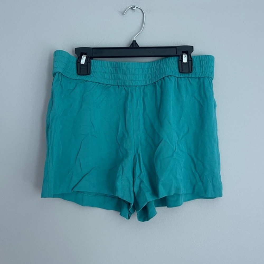 Loft Teal Flowy Shorts